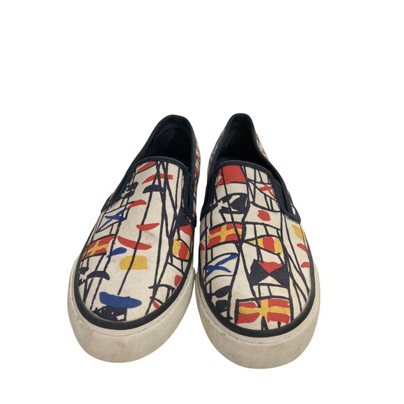 Sperry Women's  size 5M Multicolor Abstract Canvas Slip-On sneakers Shoes - Picture 3 of 8